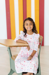School Days 3/4 Ruffle Twirl Dress - Mila & Rose ® - Flyclothing LLC
