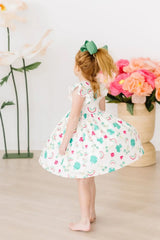 SALE Top of the Mornin' Flutter Sleeve Twirl Dress - Mila & Rose ® - Flyclothing LLC