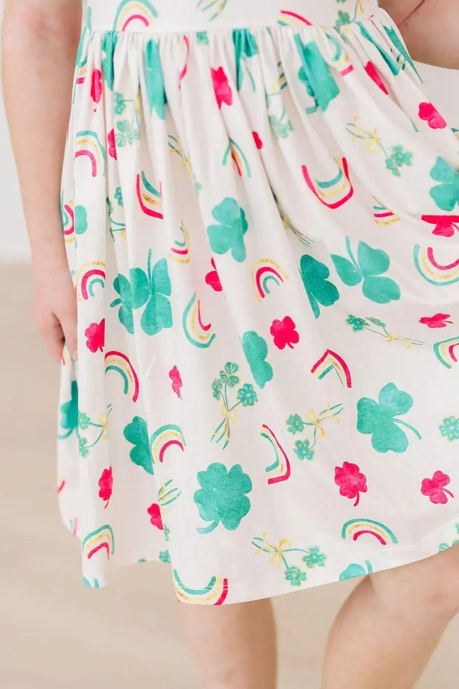 SALE Top of the Mornin' Flutter Sleeve Twirl Dress - Mila & Rose ® - Flyclothing LLC