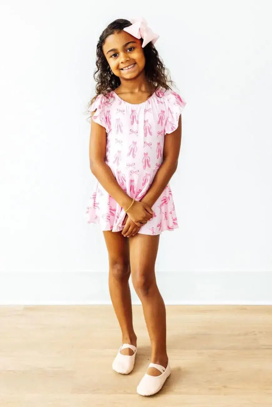 Twirling en Pointe S/S Twirl Leotard - Mila & Rose ® - Flyclothing LLC