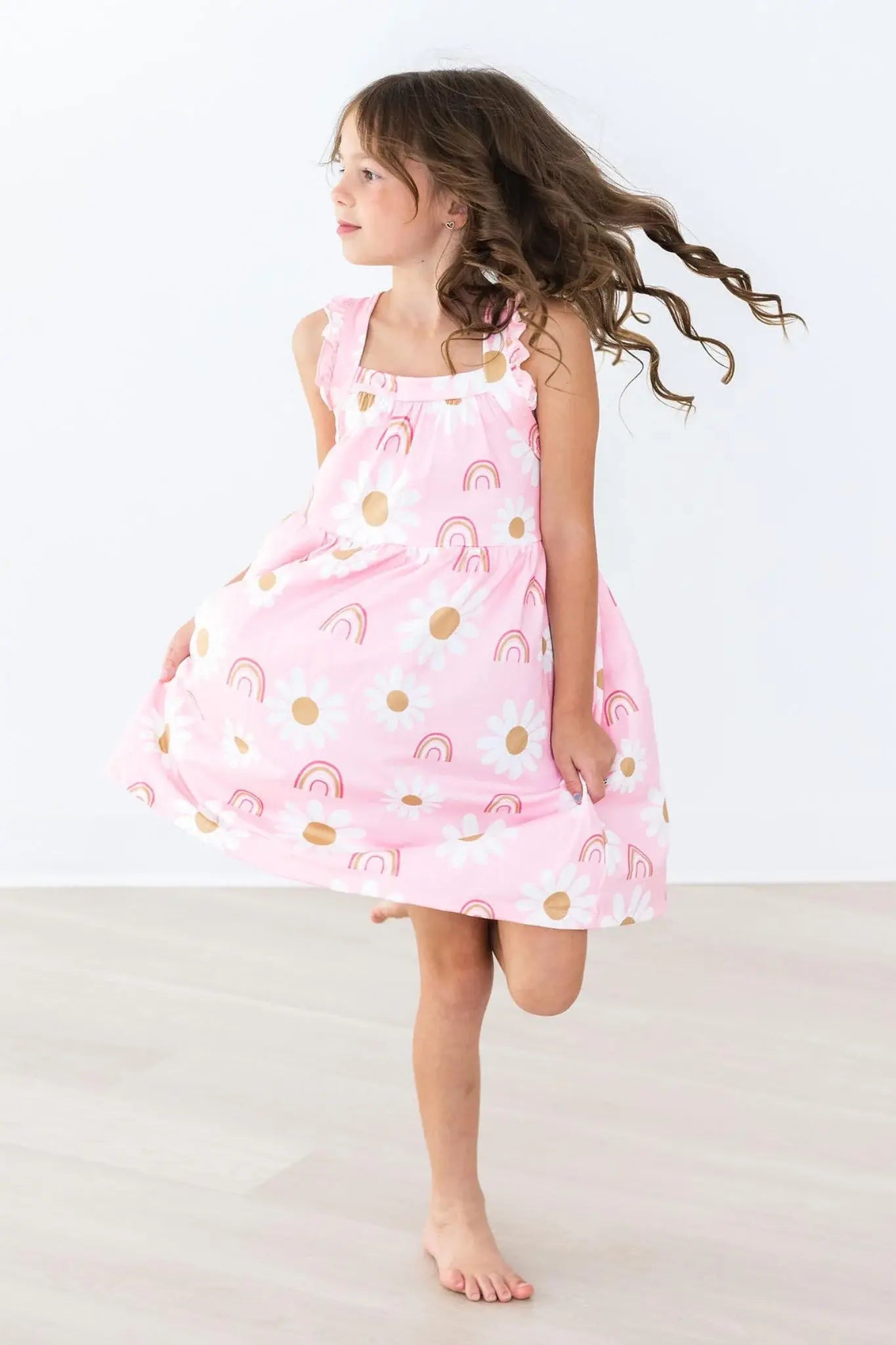 You are My Sunshine Ruffle Cross Back Dress - Mila & Rose ® - Flyclothing LLC