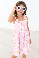 You are My Sunshine Ruffle Cross Back Dress - Mila & Rose ® - Flyclothing LLC