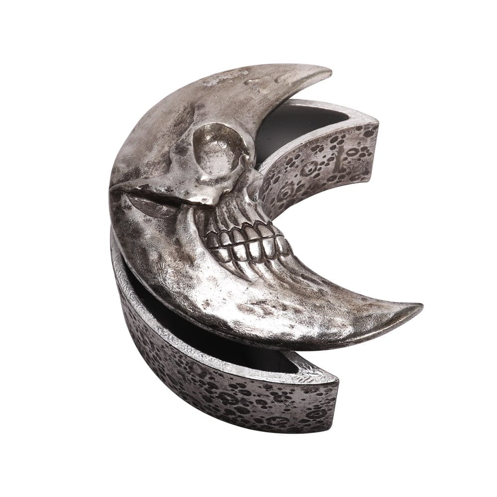 Alchemy Gothic Skull Moon Box - Silver - Alchemy Gothic