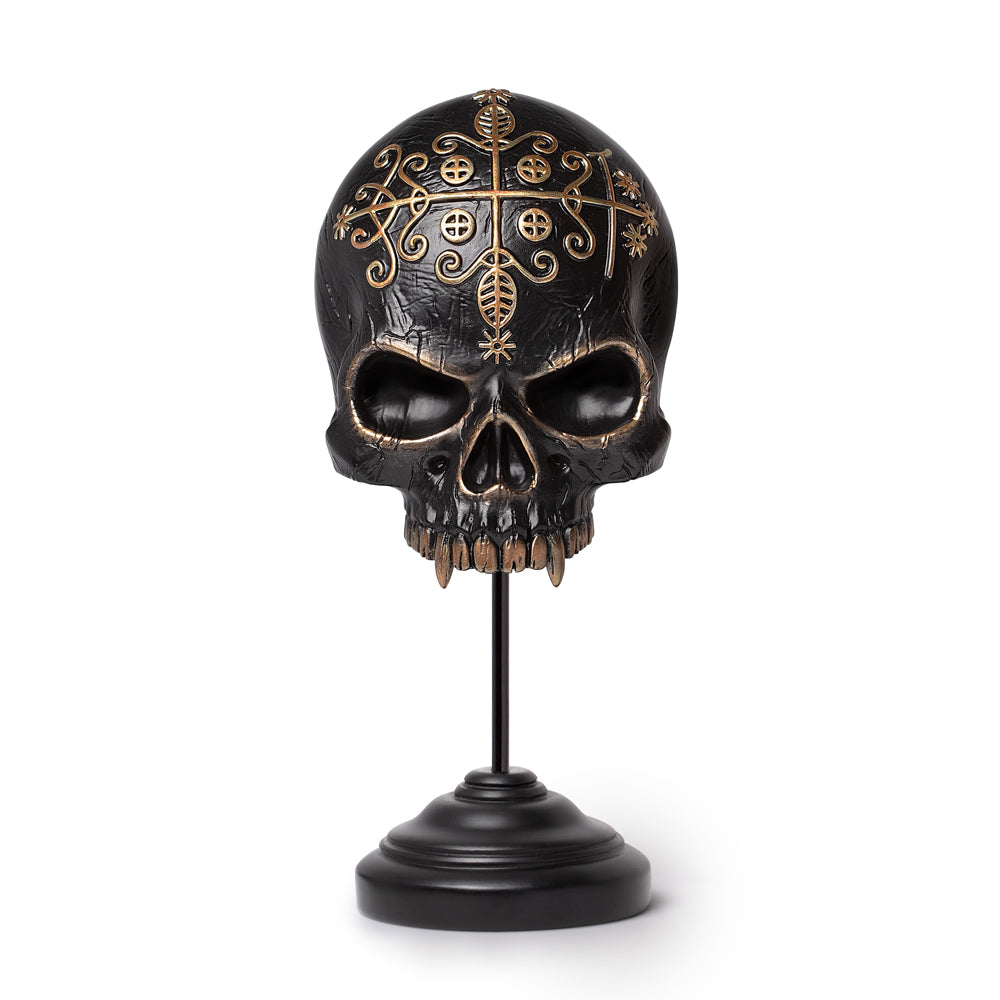 Alchemy Voodoo Skull Masque Table Ornament