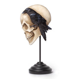 Alchemy The Vault Nevermore Skull Masque Table Ornament