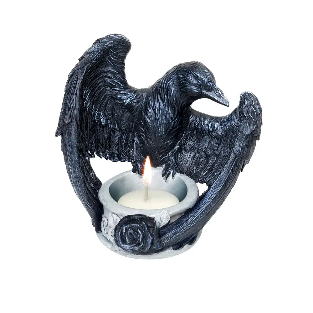 The Vault Raven T-Light - Alchemy Gothic - Flyclothing LLC