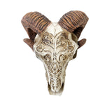 Alchemy Gothic Scrimshaw Ram Skull - Alchemy Gothic