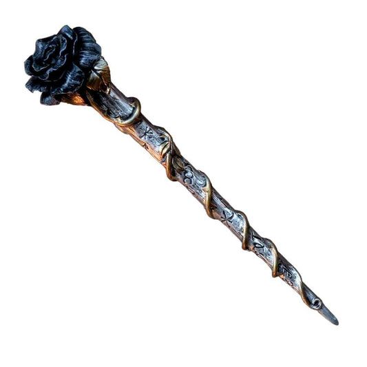 Alchemy Gothic Black Rose Wand - Alchemy Gothic - Flyclothing LLC