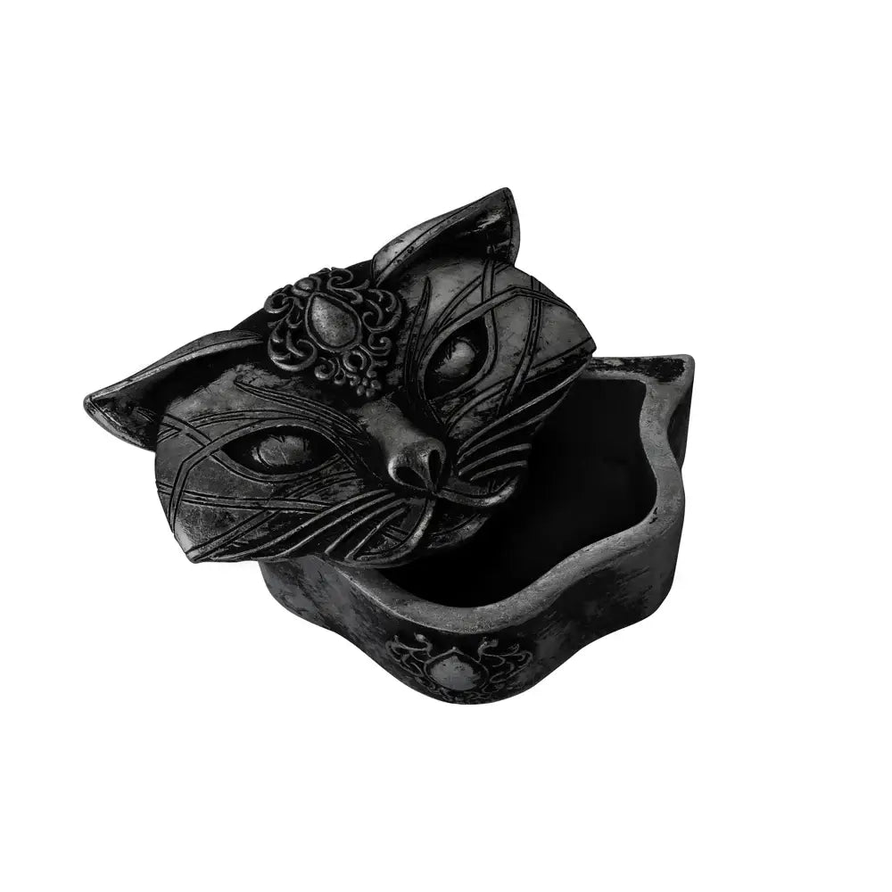 Alchemy Gothic Sacred Cat Trinket Box (Black) - Alchemy Gothic - Flyclothing LLC