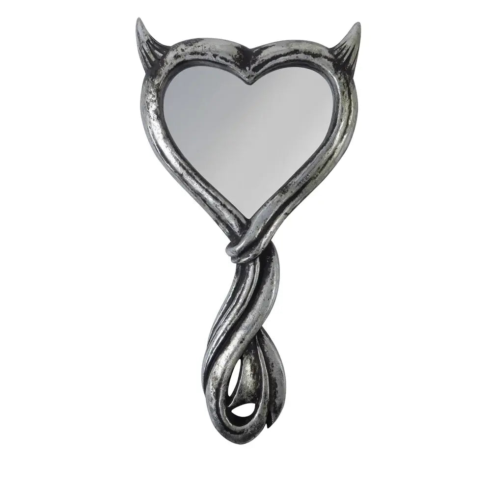 Alchemy Gothic Devil's Heart Hand Mirror - Alchemy Gothic - Flyclothing LLC