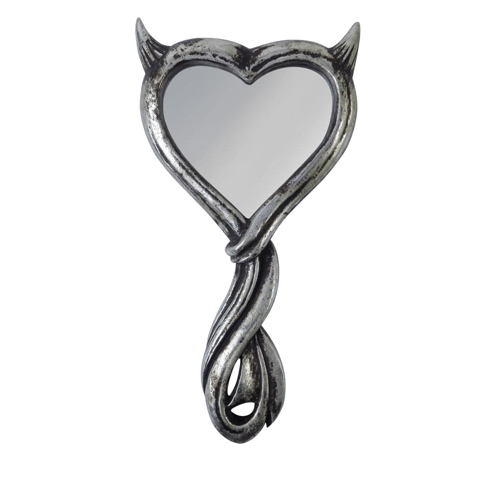 Alchemy Gothic Devil's Heart Hand Mirror - Alchemy Gothic