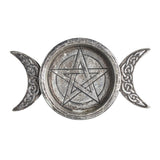 Alchemy Gothic Triple Moon Trinket Dish - Alchemy Gothic