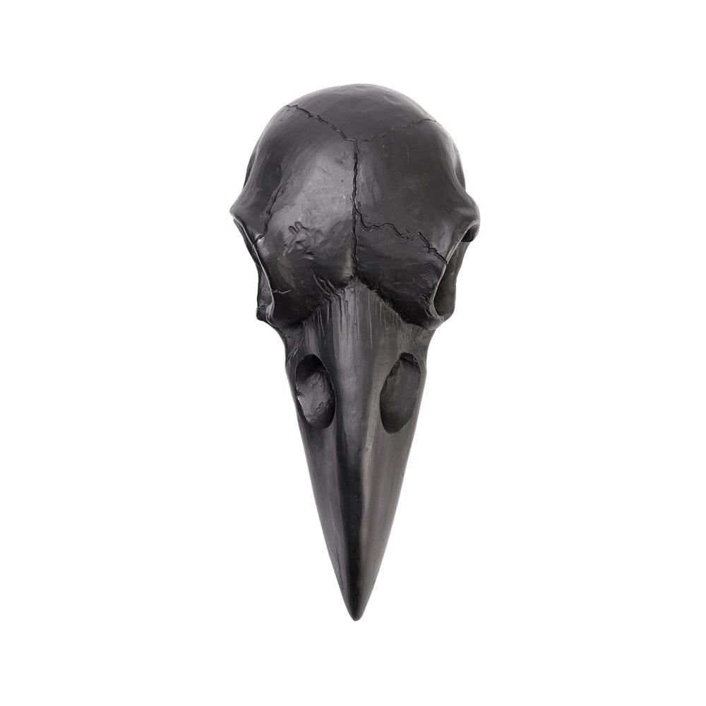 Alchemy Gothic Raven Skull Hand Mirror - Black - Alchemy Gothic