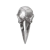Alchemy Gothic Raven Skull Hand Mirror - Antique Silver - Alchemy Gothic - Flyclothing LLC