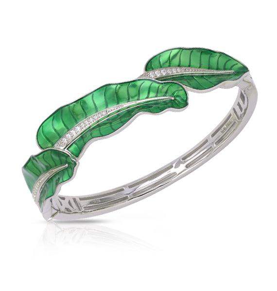 Lily Leaf Bangle - Belle Étoile Jewelry - Flyclothing LLC