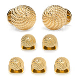 VDP 3D Colony Gold Stainless Stud Set