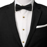 VDP 3D Colony Gold Stainless Studs - Cufflinks.com - Flyclothing LLC