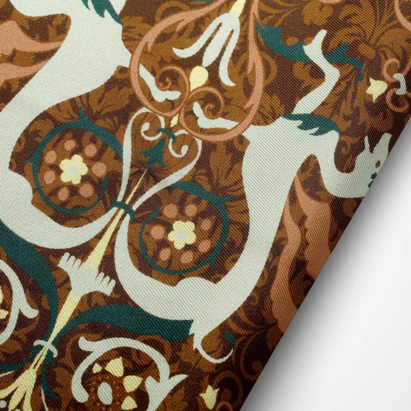 VDP Biltmore Renaissance Revival Brown Pocket Square - Cufflinks.com - Flyclothing LLC