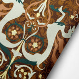 VDP Biltmore Renaissance Revival Brown Pocket Square - Cufflinks.com - Flyclothing LLC