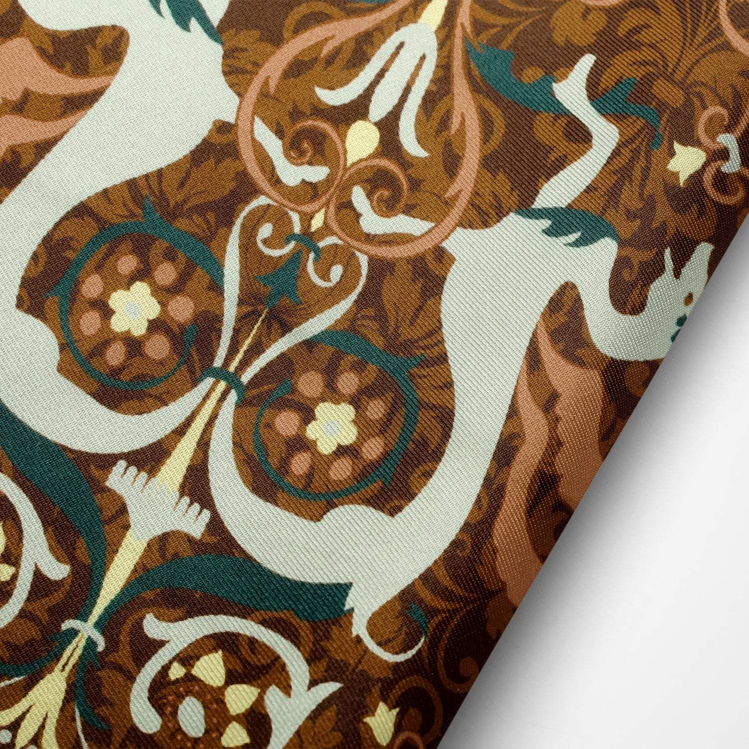 VDP Biltmore Renaissance Revival Brown Pocket Square - Cufflinks.com - Flyclothing LLC