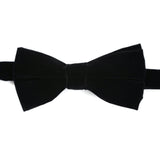 Premium Classic Velvet Bow Tie - Black