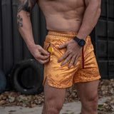 Men’s Double-Layer Mesh Training Shorts — 5" Inseam - DIRTY COWBOY USA - Flyclothing LLC