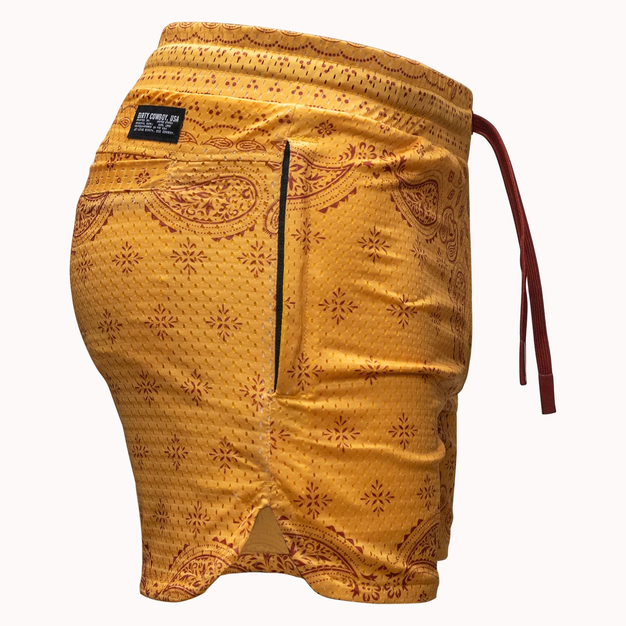 Men’s Double-Layer Mesh Training Shorts — 5" Inseam - DIRTY COWBOY USA - Flyclothing LLC
