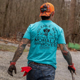 Violence Will Continue Until Morale Improves Men's T-Shirt - DIRTY COWBOY USA - Flyclothing LLC