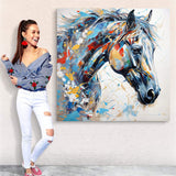 Canvas Print: "Vivid Steed" - Tailored Canvases - Flyclothing LLC