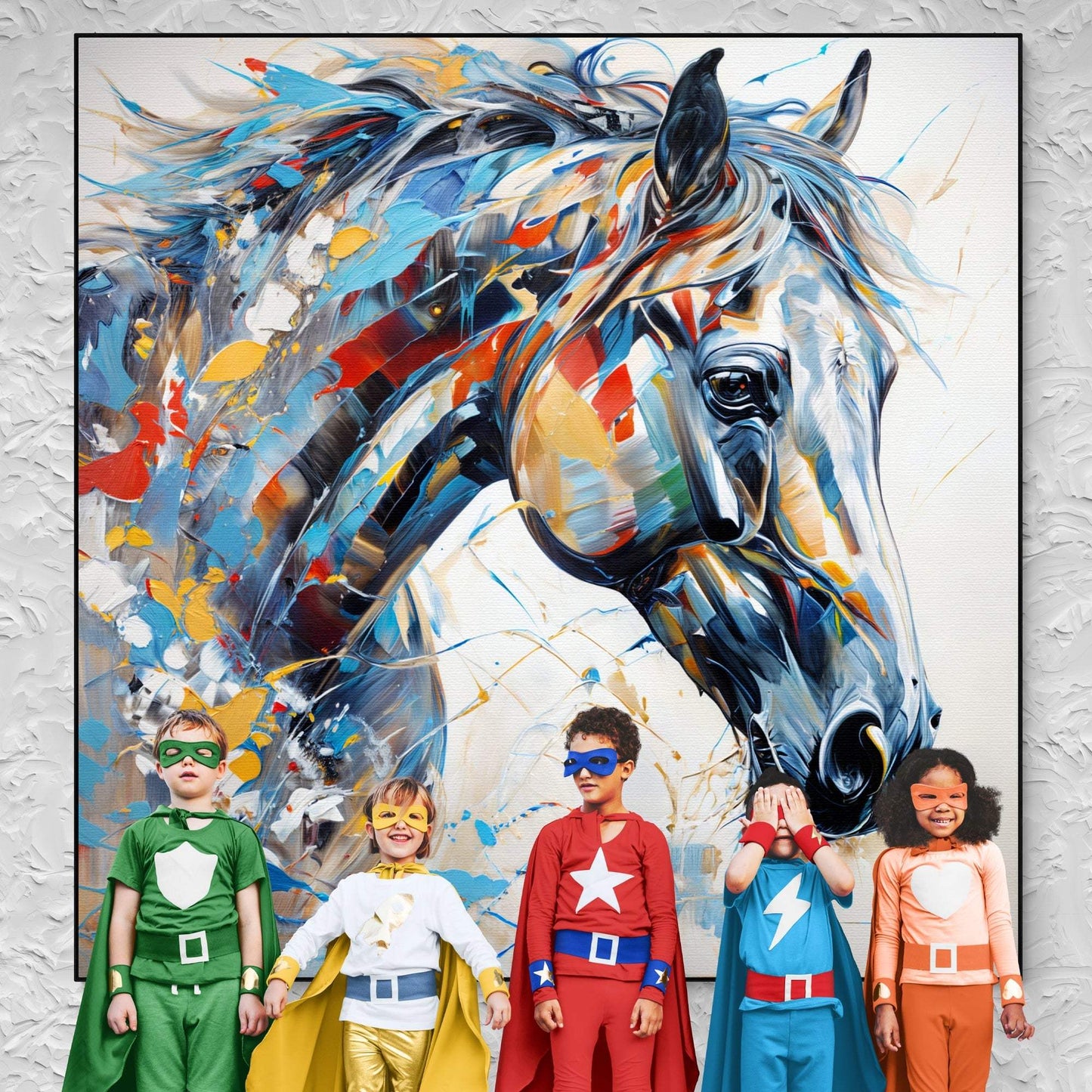 Canvas Print: "Vivid Steed" - Tailored Canvases - Flyclothing LLC