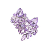 Marquise Baguette Stone Cluster Evening Earrings - Madeline Love - Flyclothing LLC