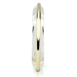 VL081 - IP Gold(Ion Plating) Brass Ring with Synthetic Synthetic Stone in Clear - Alamode - Flyclothing LLC