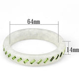 VL093 - Resin Bangle with Top Grade Crystal in Peridot - Alamode - Flyclothing LLC