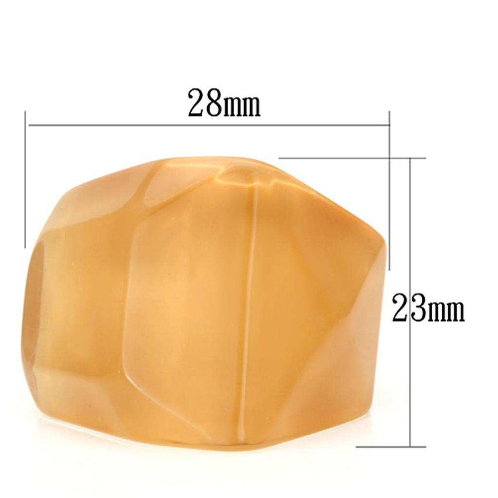 VL094 - Resin Ring with No Stone - Alamode - Flyclothing LLC