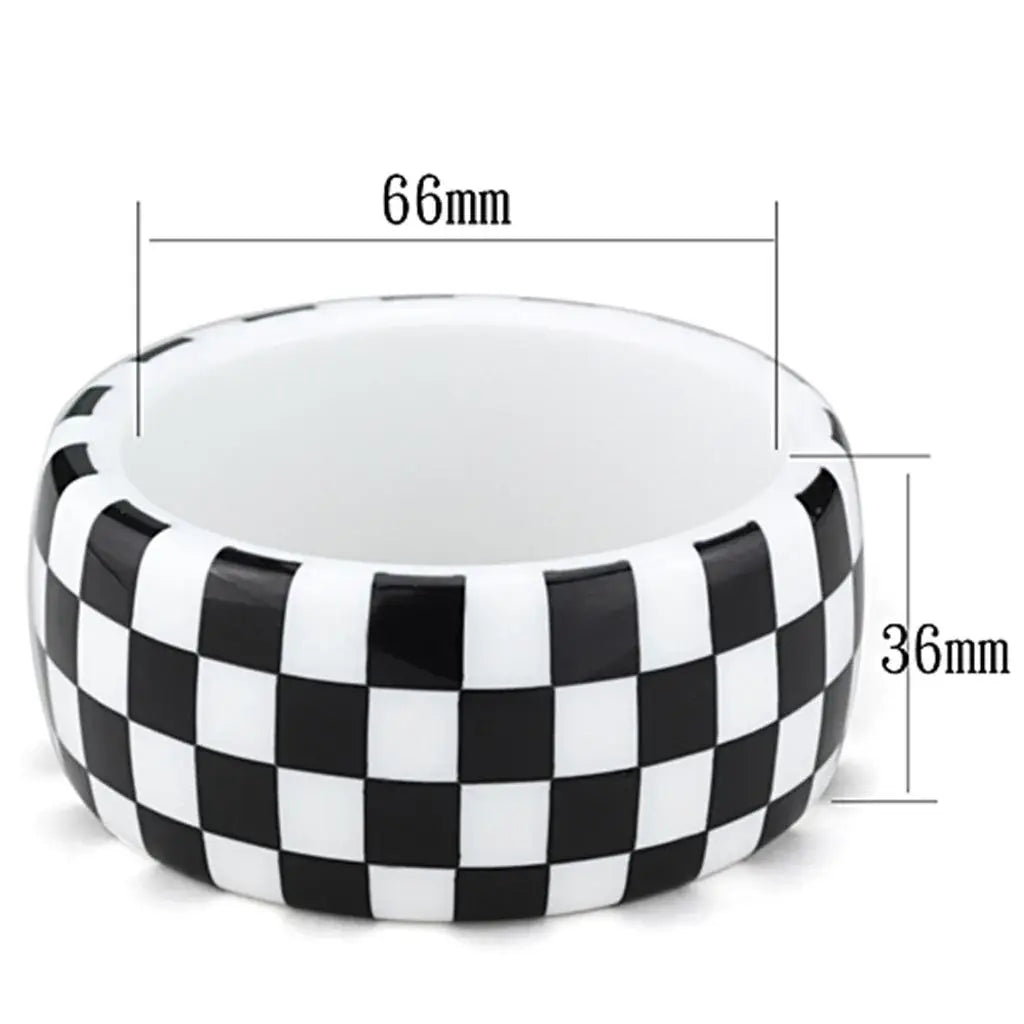 VL122 - Resin Bangle with No Stone - Alamode - Flyclothing LLC