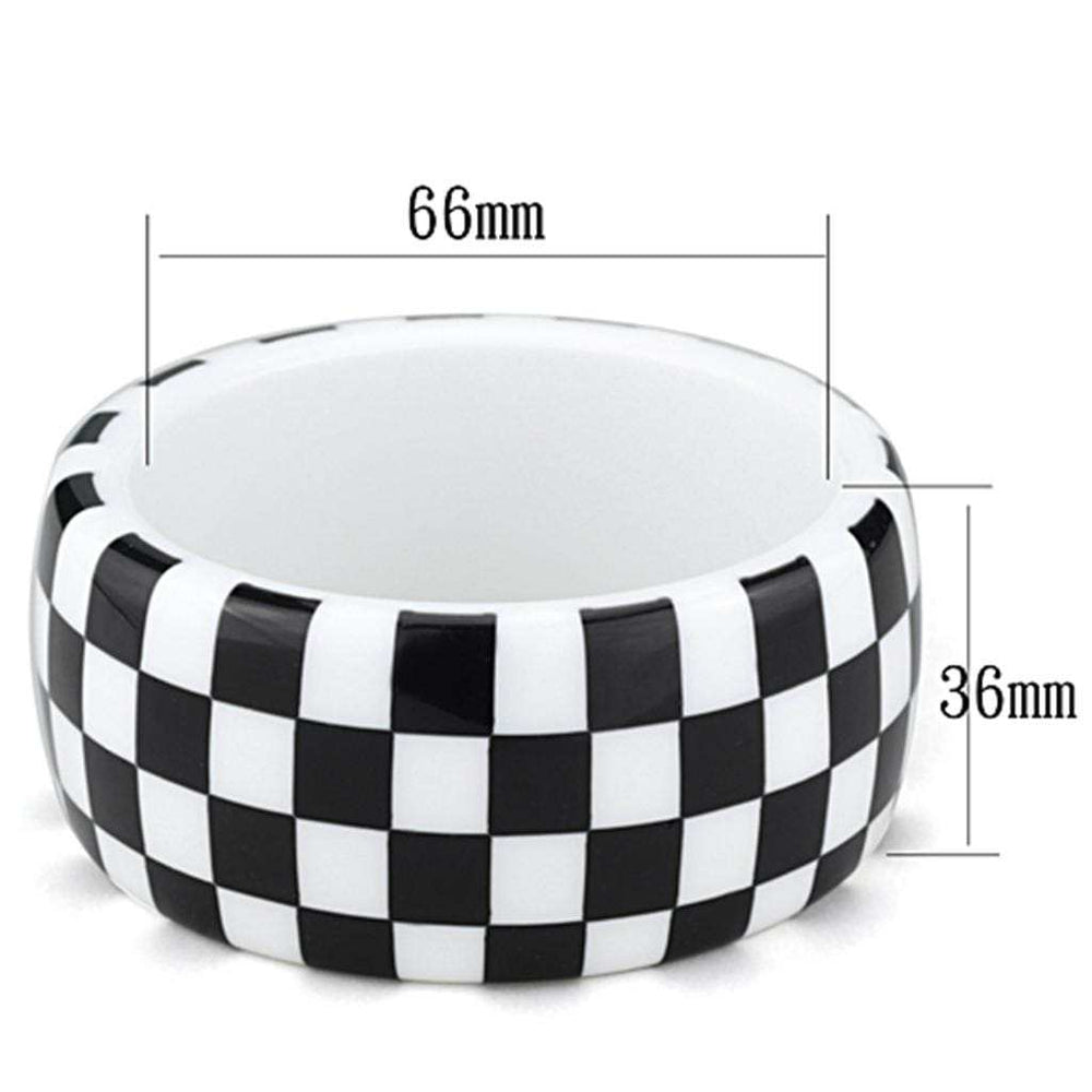 VL122 - Resin Bangle with No Stone - Alamode - Flyclothing LLC