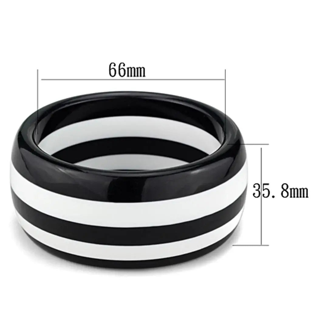 VL127 - Resin Bangle with No Stone - Alamode - Flyclothing LLC
