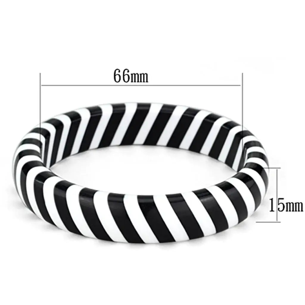 VL132 - Resin Bangle with No Stone - Alamode - Flyclothing LLC