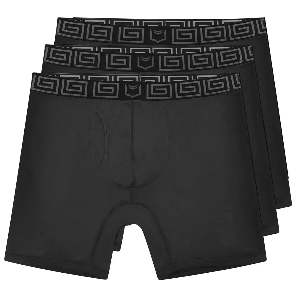 SHEATH V Bamboo Men's Pouch Boxer Brief 8" (3 Pack) - SHEATH UNDERWEAR - Flyclothing LLC