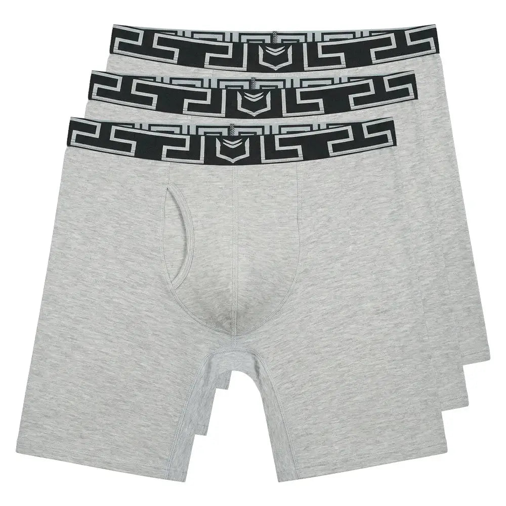 SHEATH V Bamboo Men's Pouch Boxer Brief 8" (3 Pack) - SHEATH UNDERWEAR - Flyclothing LLC