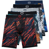SHEATH V Bamboo Elements Men's Pouch Boxer Brief 8" (5 Pack) - SHEATH UNDERWEAR - Flyclothing LLC