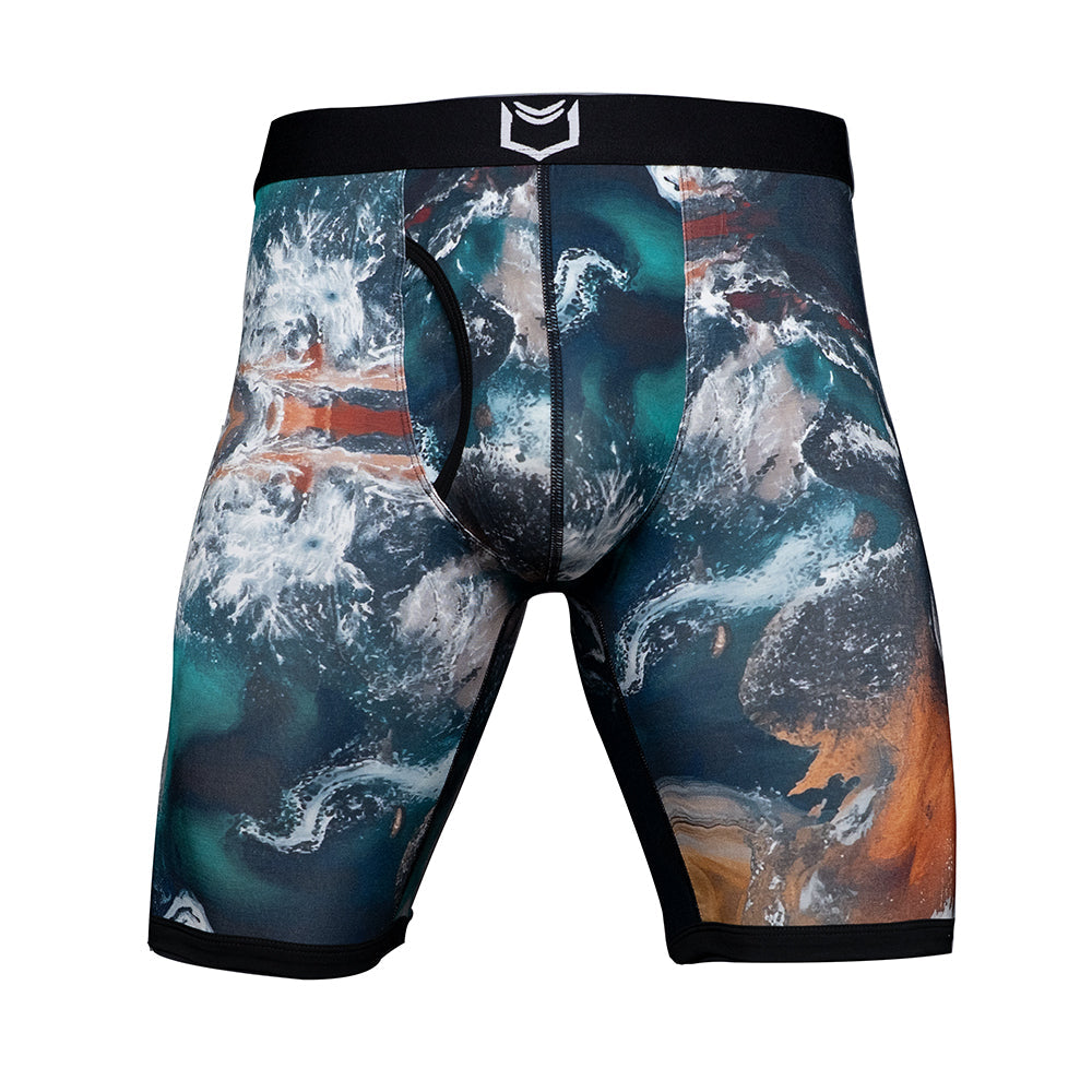 V Bamboo 8" Boxer Brief - Zen Pouch™ Duo - SHEATH UNDERWEAR - Flyclothing LLC