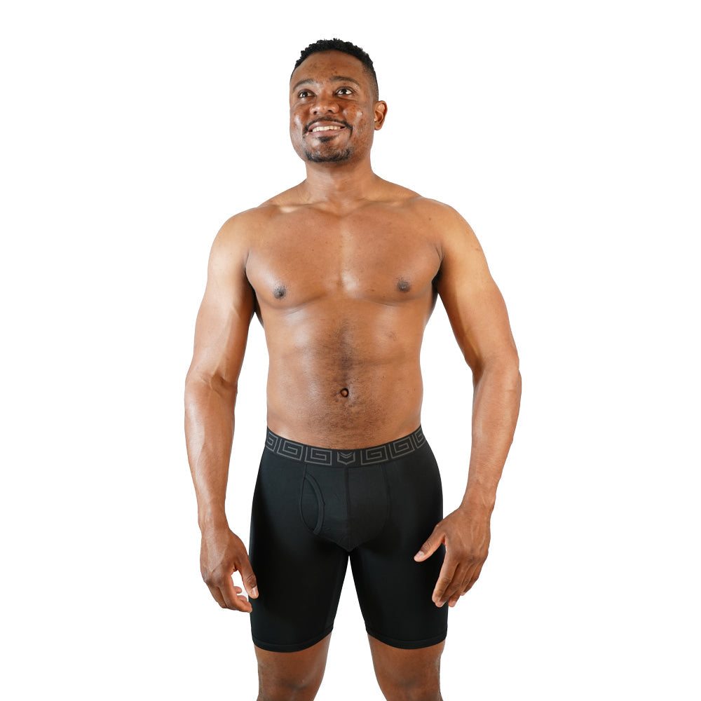 SHEATH V Bamboo Men's Duo Zen Pouch™ Boxer Brief 8"