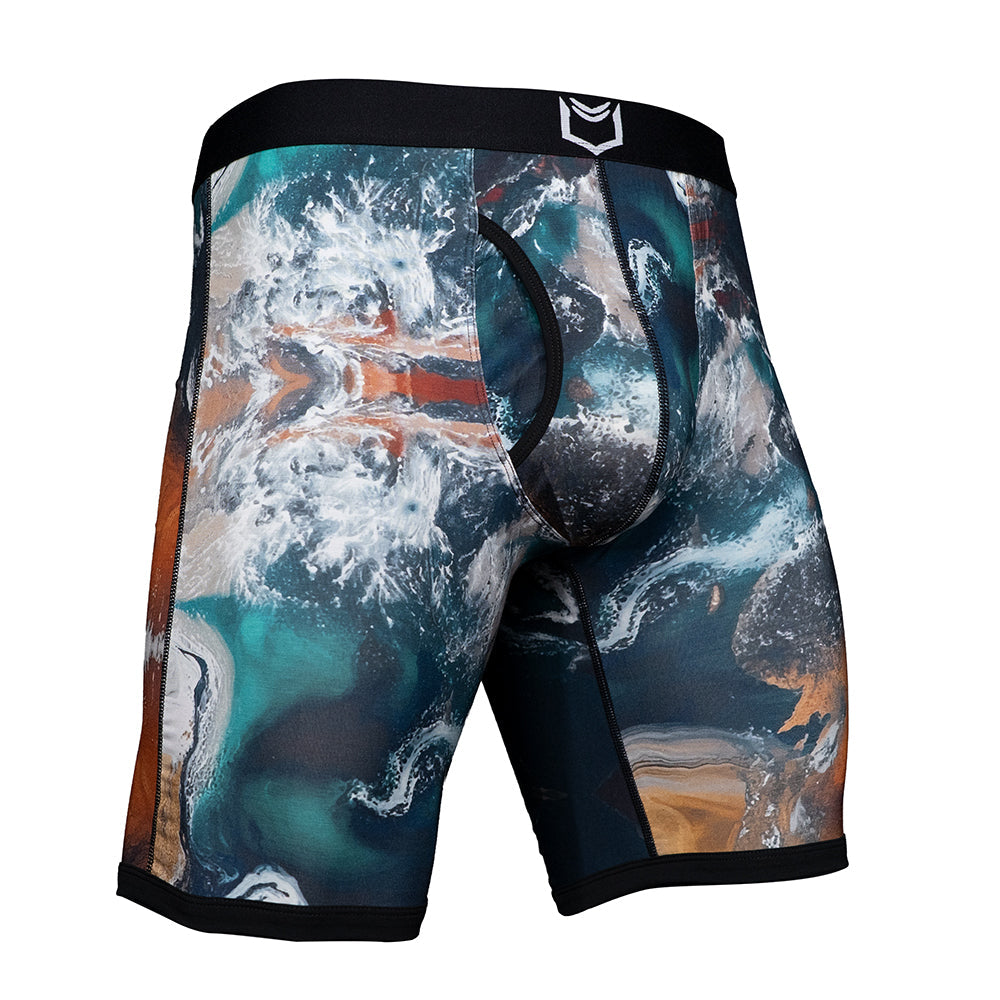 V Bamboo 8" Boxer Brief - Zen Pouch™ Duo - SHEATH UNDERWEAR - Flyclothing LLC