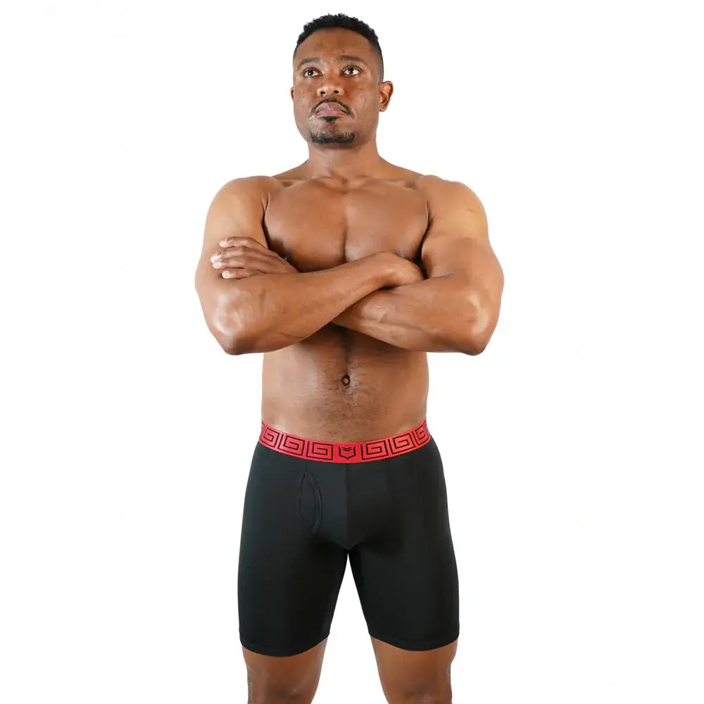 SHEATH V Modal Men's Pouch Boxer Brief 8" (3 Pack) - SHEATH UNDERWEAR - Flyclothing LLC