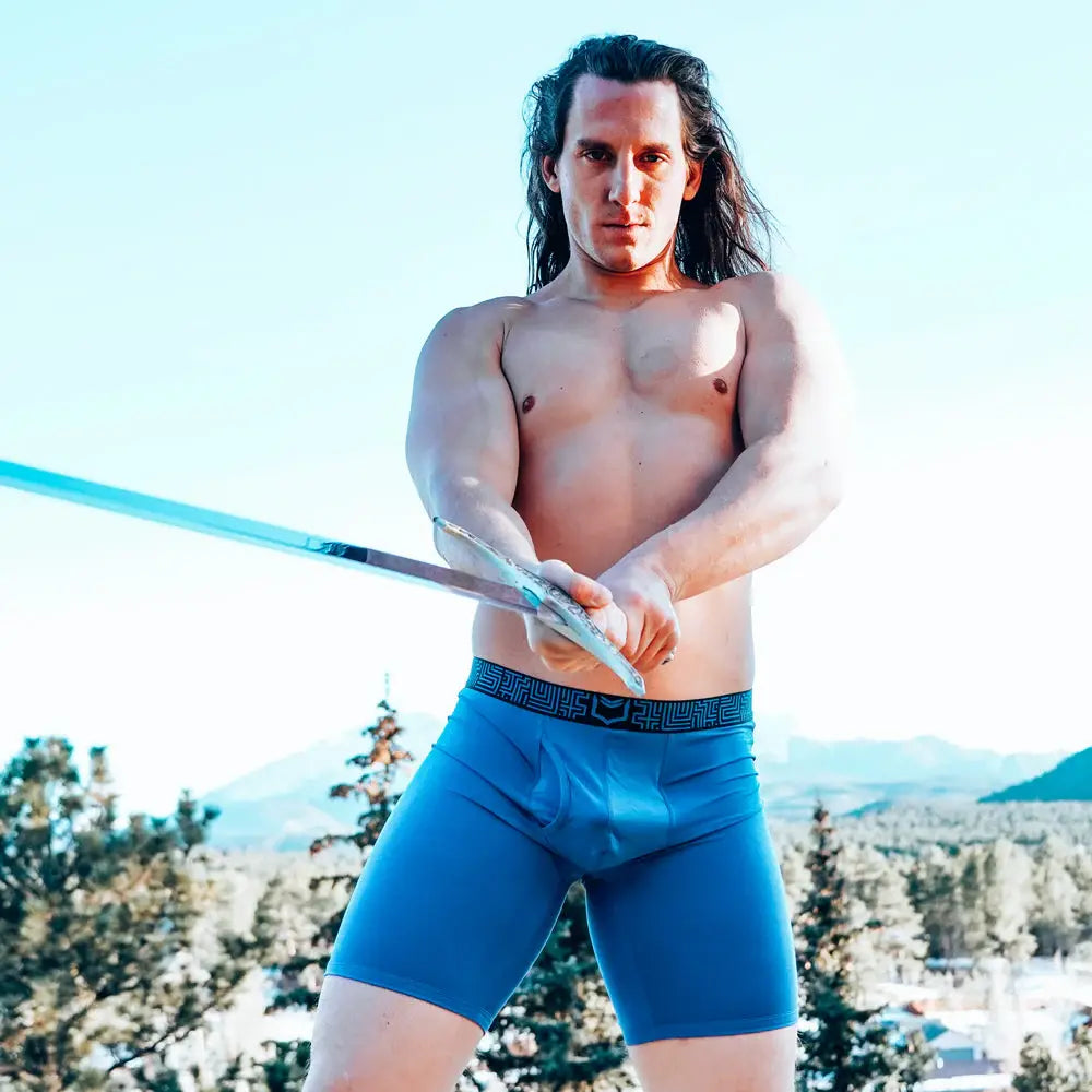 SHEATH V Modal Colossus Men's Pouch Boxer Brief 8" - SHEATH UNDERWEAR - Flyclothing LLC