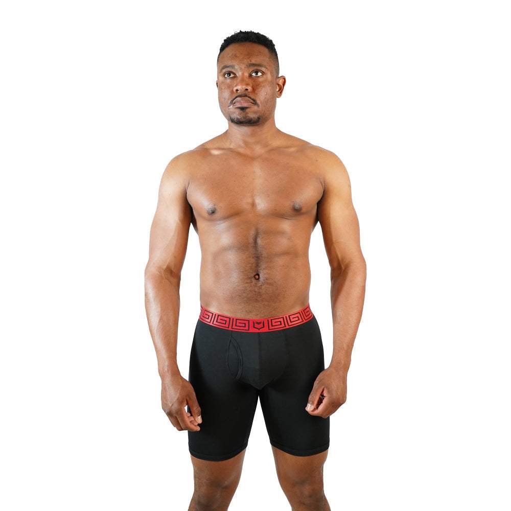 SHEATH V Modal Men's Pouch Boxer Brief 8" - SHEATH UNDERWEAR - Flyclothing LLC