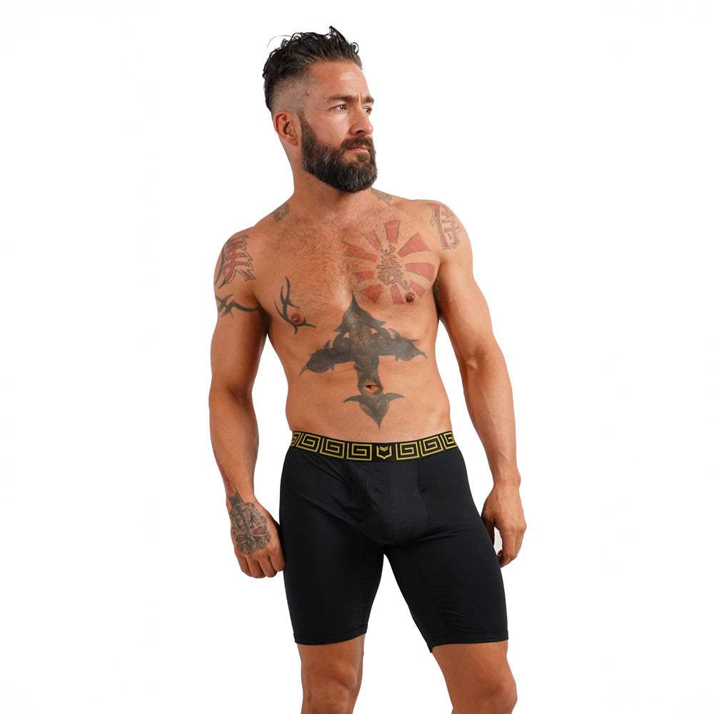 SHEATH V Modal Men's Pouch Boxer Brief 8" - SHEATH UNDERWEAR - Flyclothing LLC