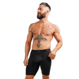 SHEATH V Modal Men's Single Pouch Horizontal Fly Boxer Brief 8" - SHEATH UNDERWEAR - Flyclothing LLC