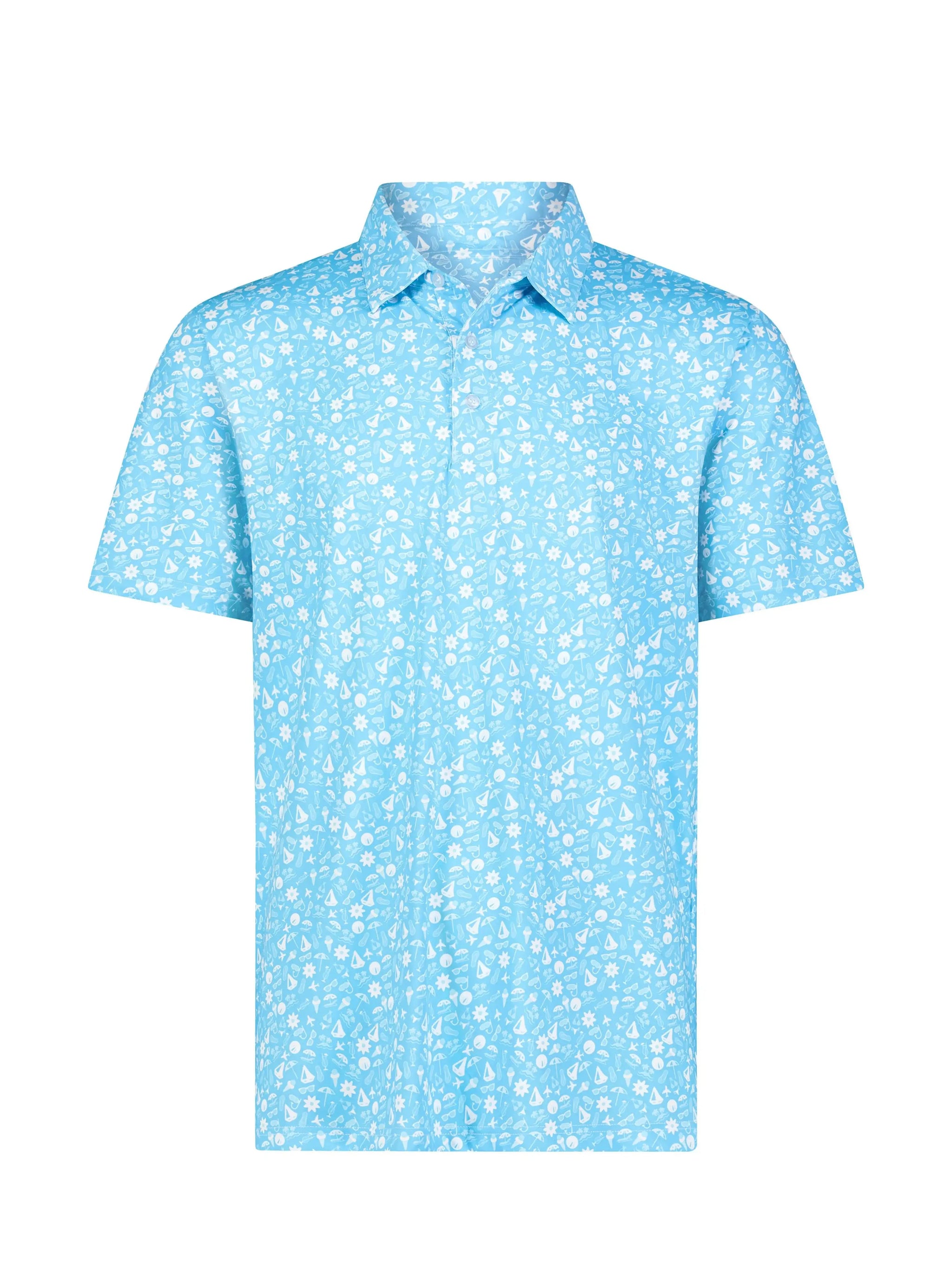 Vacation Polo - White Water Life - Flyclothing LLC